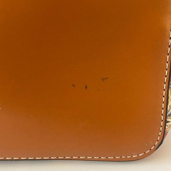 London Fog Floral Print Canvas Handbag 11x19x6 NWT - Picture 10 of 10